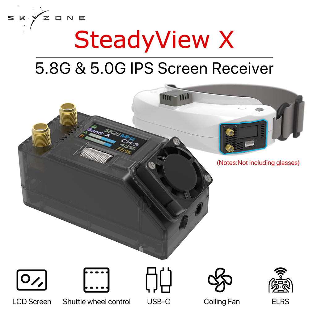 SKYZONE Steadyview X 5.0G 5.8G - Skyzone Steadyview X Receiver Module ulasan dan harga